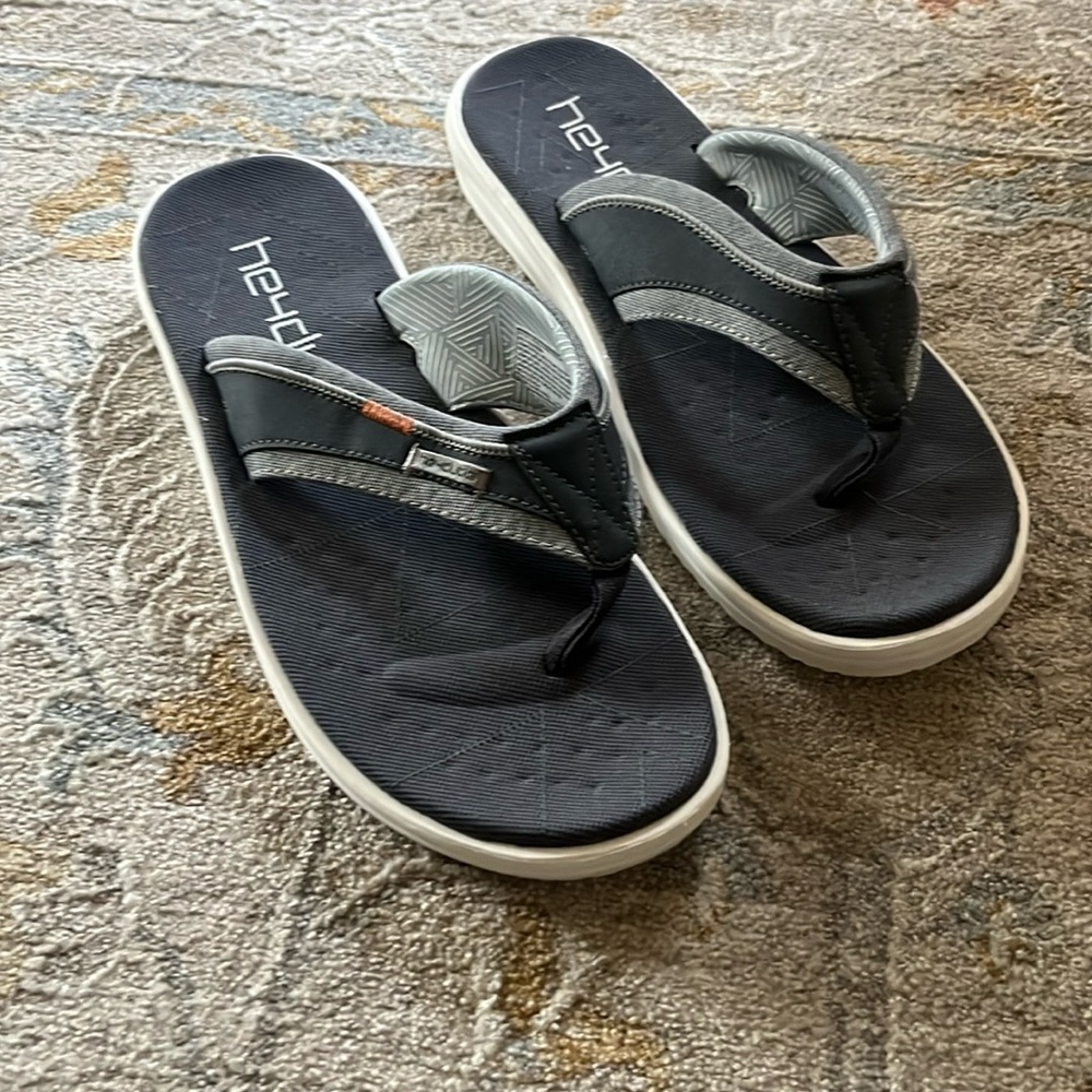 Hey dude flip flops. Never worn without tags.